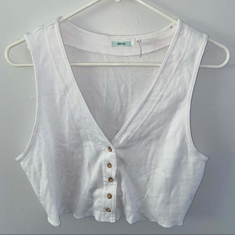 White Crop Top